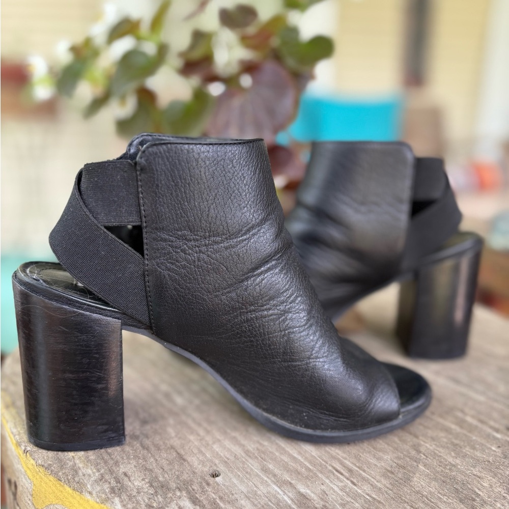 Steve Madden Black Heeled Booties